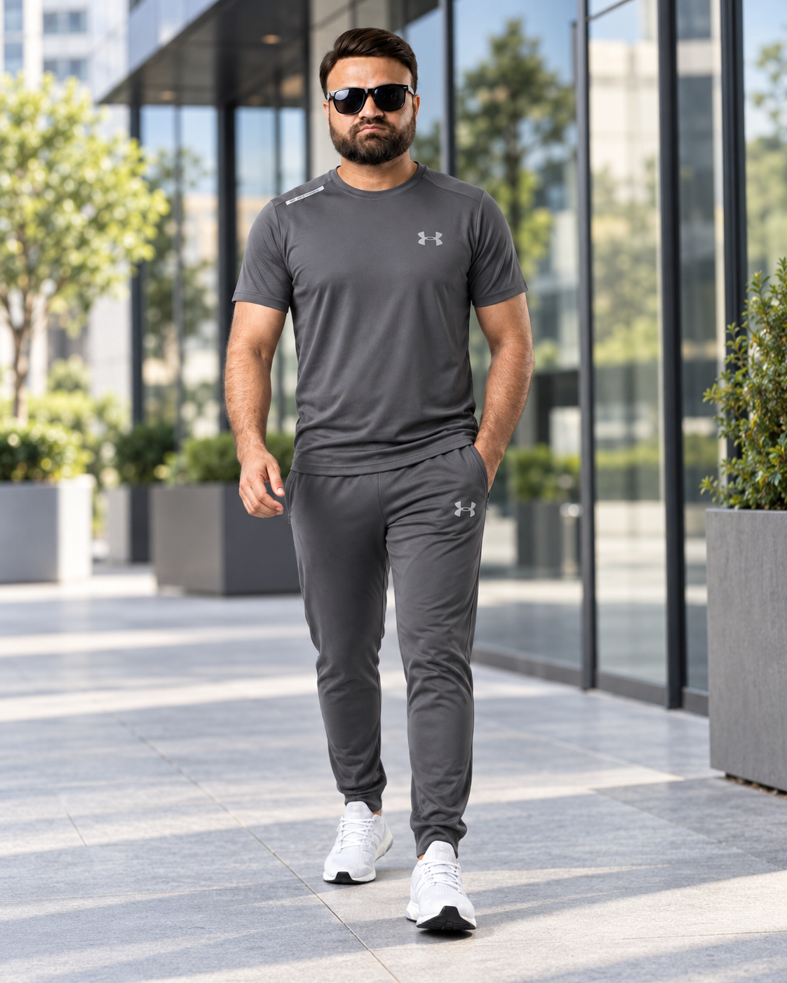 Men's Classic Slate Grey Performance Tracksuit