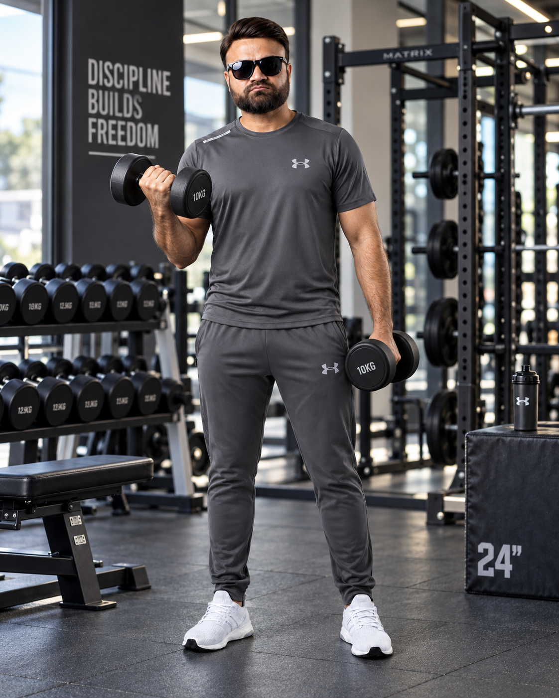 Men's Classic Slate Grey Performance Tracksuit