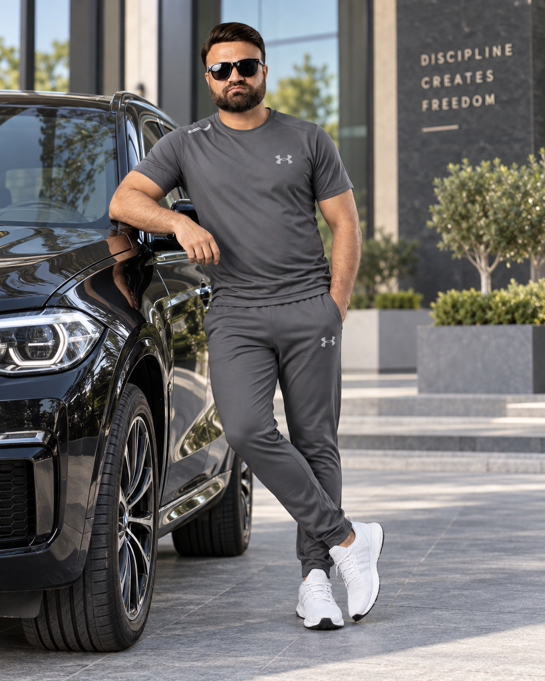 Men's Classic Slate Grey Performance Tracksuit
