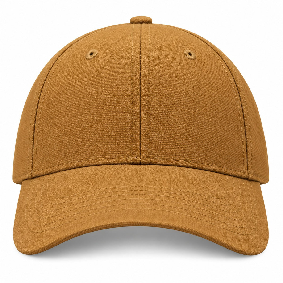 Dynasty Icon Fitted Mustard Casual Baseball Cap | Solid Structured Streetwear Cap