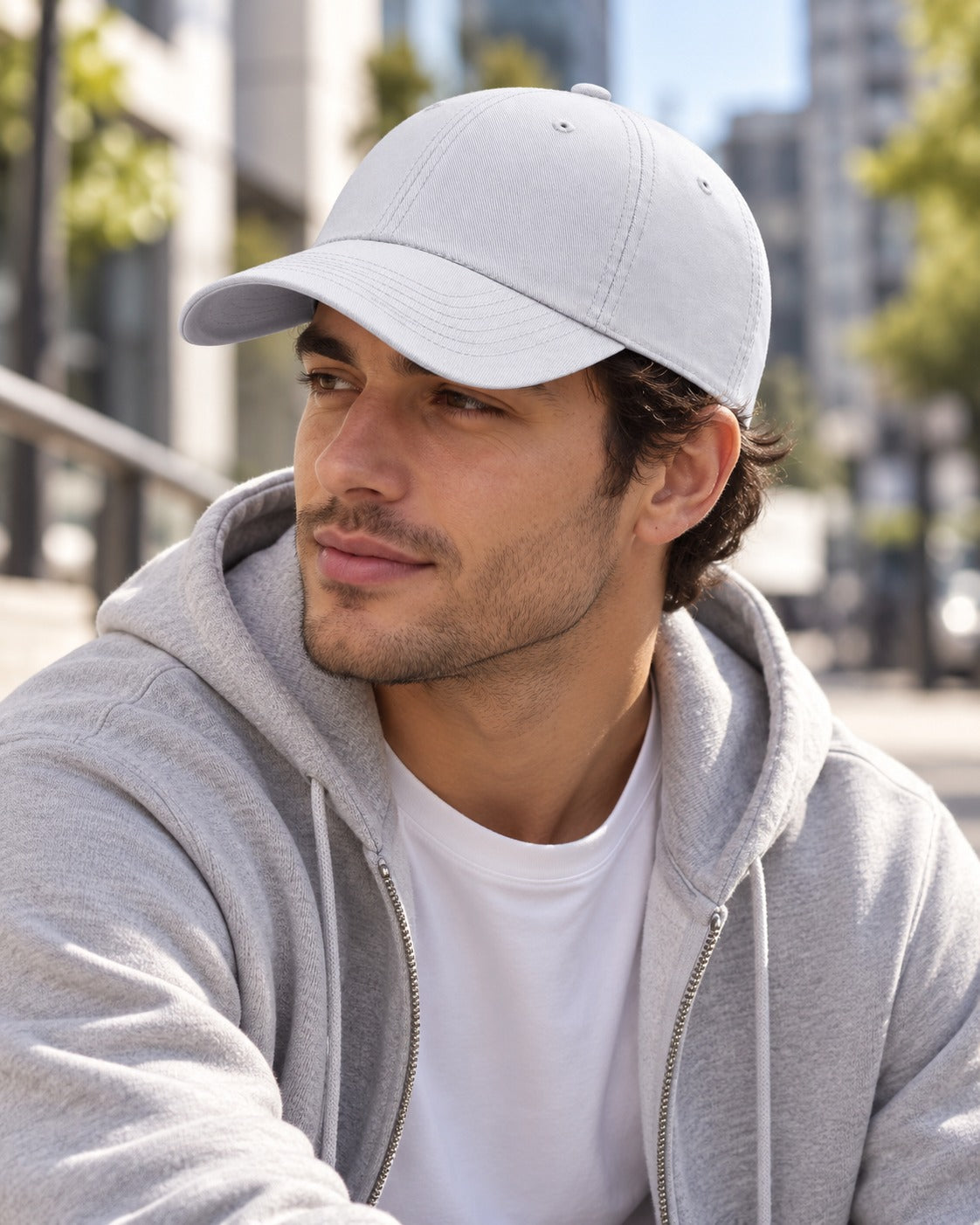 Dynasty Icon White Casual Cap | Everyday Streetwear & Sports Cap
