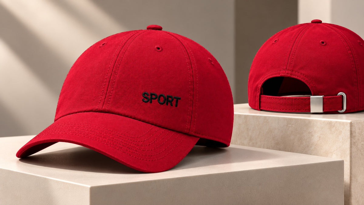 Dynasty Icon Bold Red SPORT Athletic Cap | Gym & Casual Wear