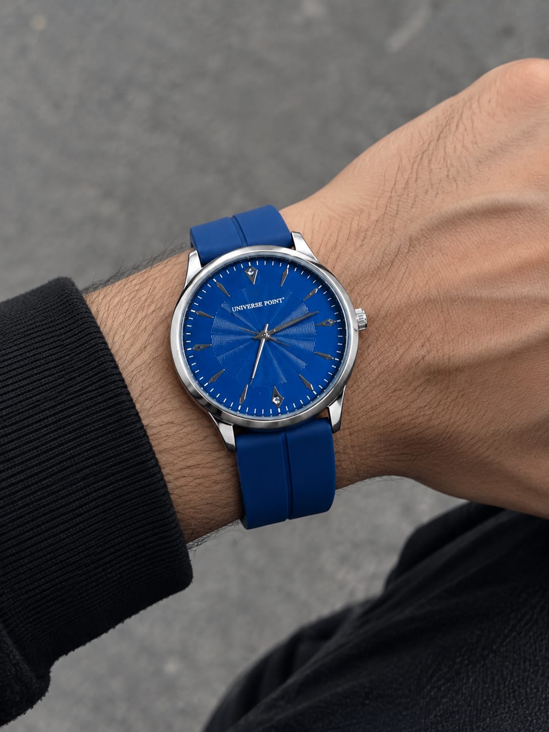 Dynasty Icon Royal Blue Dial Watch | Premium Silicone Strap