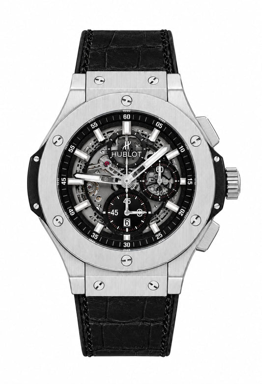 Dynasty Icon Executive Chronograph Watch | Skeleton Dial & Stainless Steel