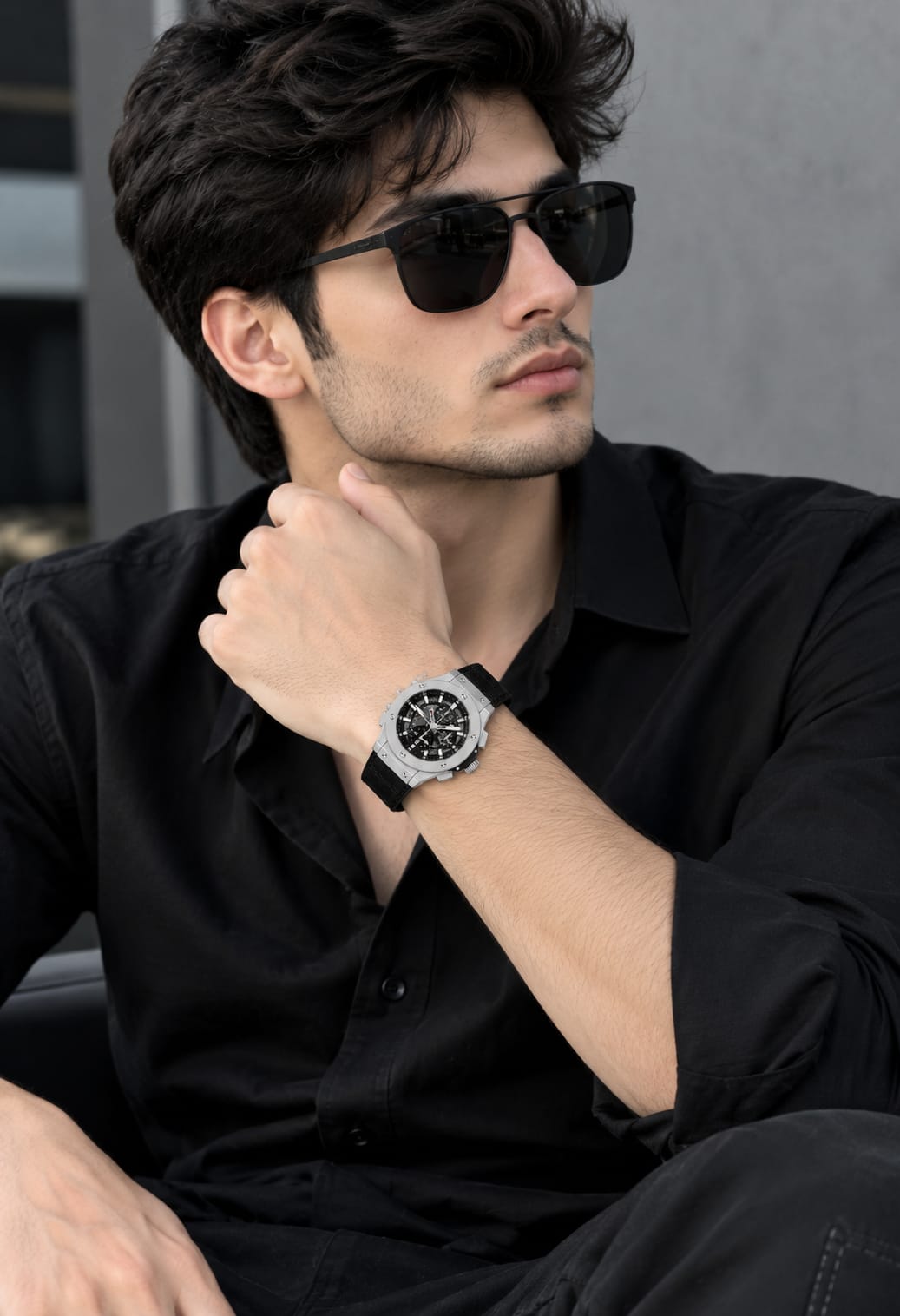 Dynasty Icon Executive Chronograph Watch | Skeleton Dial & Stainless Steel
